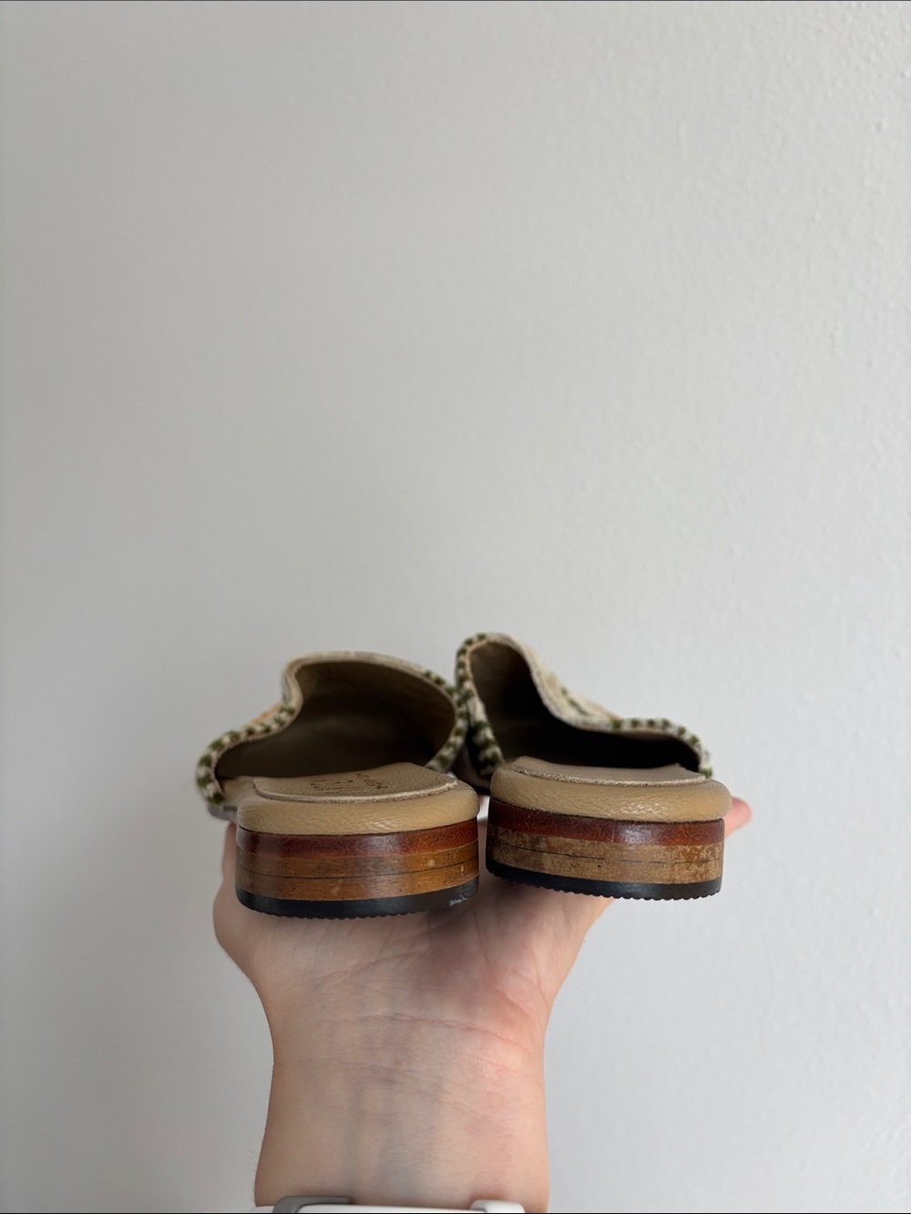 Artemis Design Co. mules unique one-of-a-kind tapestry pattern EUC size EU 37 - Picture 7 of 9